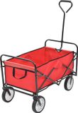 vidaXL - Handkar - inklapbaar - staal - rood