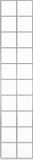Grille 10 x 10 cm maille - Dimensions : 100 x 20 cm