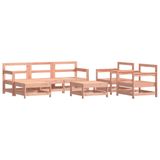 vidaXL 7-delige Loungeset Massief Douglas Hout