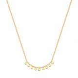 Glanzstücke München Ketting 925 zilver geel goud 43 cm