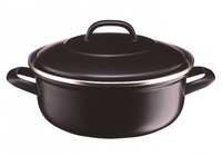 BK Fortalit Braadpan - 30 cm - Zwart - 5 Liter - Met deksel
