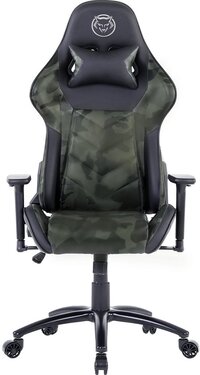 Qware Gaming - Chair - Extra Comfort - Alpha - Game Stoel - Raceseat - Gaming Stoel - Forest Green - Camouflage