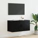VidaXL Wandgemonteerde tv-kast 80 x 34.5 x 40 cm zwart eiken