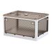 JOYBOS Multifunctionele opvouwbare opbergdoos, wit, 85 l