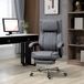 Chaise de bureau gris 65 X 61 X 118 cm