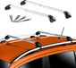 Peugeot Barre de toit, porte-bagages de base pour Peugeot 207 Wagon, année de construction 2007-2013, 5 portes, aluminium, argenté, avec 2x certificat ABE