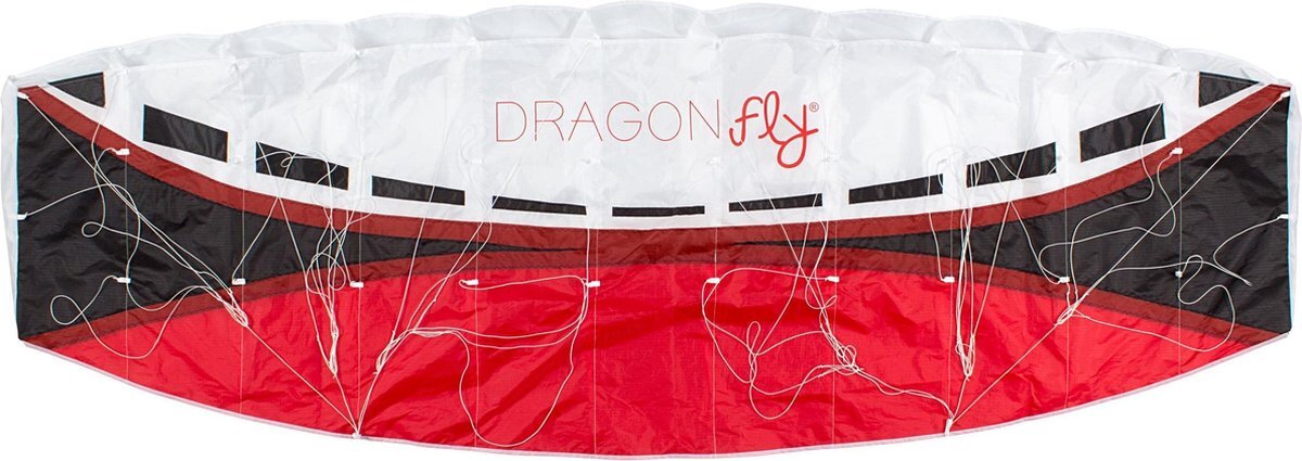 Dragonfly Parachutevlieger - Santana 200 - Rood/Donkerrood/Zwart/Wit