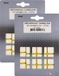 QlinQ Anti-krasvilt - 36x - wit - 25 x 25 mm - vierkant - zelfklevend - meubel beschermvilt