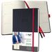 Sigel Conceptum weekagenda - A5 - 2025 (NL/FR/EN/DU) - zwart-rood - hardcover