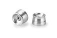 Puig 21235P contragewichten voor stuur, model speed, zilver