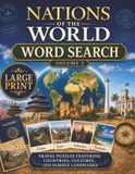 Nations of the World Word Search: Large-Print Travel Puzzles for Adults & Seniors, Volume Two