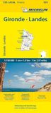 Michelin Gironde, Landes - Michelin Local Map 335