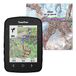 TwoNav Terra + kaart Frankrijk IGN Topo compleet, sporthorps met 3,7 inch breed display voor bergen, wandelen, mountainbiken, fietsen met kaarten inbegrepen. Kleur turquoise