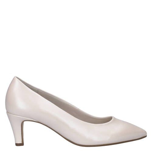 Gabor leren pumps parelmoer