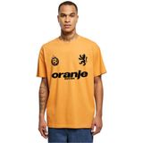 Mister Tee oversized T-shirt met backprint oranje