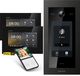 Balter EVO-HD videosysteem voor deuropnames met touchscreen, app, 1 gezinswoning, 2 x 7-inch monitor, deurbel met Full HD-camera, 2-draads bus, zwart