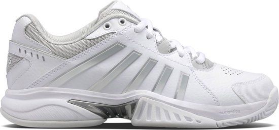 K-Swiss Receiver V Dames Tennisschoenen - White/Silver - Maat 41