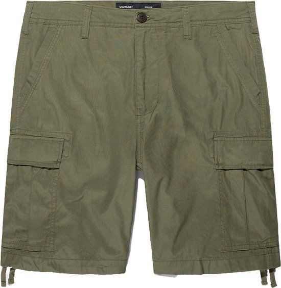 Vintage Industries Davis Heren Shorts - olijf - L