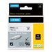 DYMO Rhino Heat-Shrink Tube Labels - 24mm - Black on White