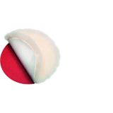 Fein Lamswol met klittenband snelsluiting Ø 125 mm