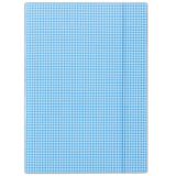DONAU FEP01 Premium Hoekspanner-map A4 met 3 inslagkleppen van sterk karton/karton blauw