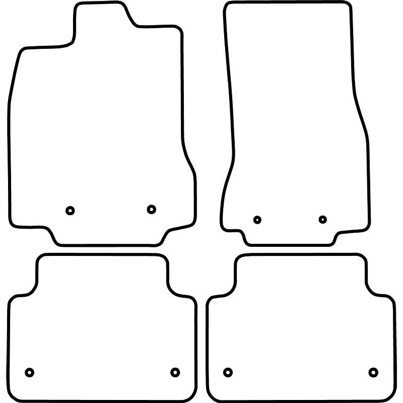 AutoStyle Automatten passend voor Jaguar XF Sedan/Sportbrake 2008-2015