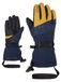 Ziener KALICE Skihandschoenen voor dames, wintersport, waterdicht, lange mouwen, donkerblauw, 7,5
