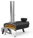 Merkloos Pizzaoven Pizzaoven pellets draagbaar - Pizzasteen 33 x 33 cm - Zwart - Outdoor