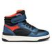 Geox J Washiba Boy Sneakers voor jongens, Zwart/Blauw, 32 EU