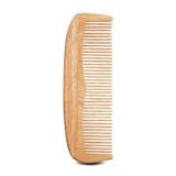 MIBELLA BEAUTY & CO Zakkam van duurzaam hout voor mannen en vrouwen, fijne kam voor alle haren, antistatisch, tondeusekam voor professioneel gebruik, ook bij de kapper 16,5 cm