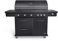 Boretti Imperatore Nero 5B Gas Barbecue - Black - 30300W