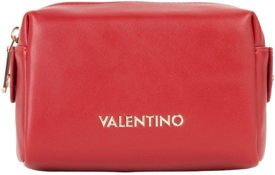 VALENTINO toilettas Clio Re Soft Cosmetic Case Rubino rood