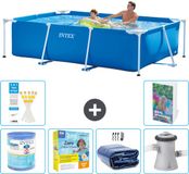 Intex Rechthoekig Frame Zwembad - 260 x 160 x 65 cm - Blauw