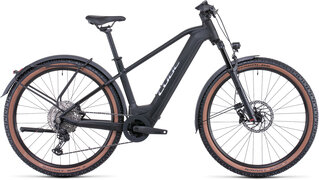 CUBE CUBE REACTION HYBRID SL 750 ALLROAD 29 BLACK/METAL 2022 / black/metal / Heren /  / 2022