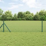 vidaXL - Gelast gaashek - 1000 x 40 cm - Groen