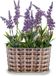 Arte r Plantenpot/bloempot teil- zink - bruin - L23,5 x D2,7 x H15 cm