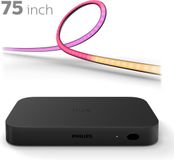 Philips Hue Entertainment Belevingspakket Voor 75 Inch Beeldscherm - Wit en Gekleurd Licht - Incl. 1 Hue HDMI Sync Box 8k (gen-2), 1 Hue LED Strip 75 Inch - Hue White and Color Ambiance Gradient