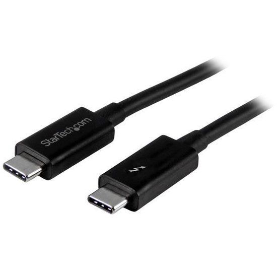 StarTech.com 1m Thunderbolt 3 (20Gbps) USB-C kabel - Zwart