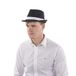 Dress Up America Zwart-Witte Fedora Hoed voor Kinderen en Volwassenen
