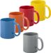 Bellatio Design Koffiemokken Auxerre - 5 stuks - Keramiek - Multi-kleuren - 370 ml