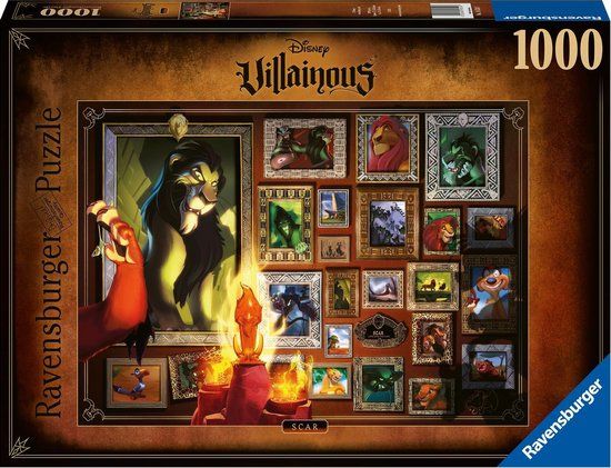 Ravensburger Disney Villainous: Scar - 1000 stukjes Puzzel
