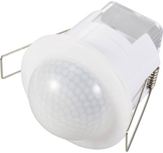 Sygonix SY-6733034 Bewegingsmelder (plafond) Plafond, Inbouw (in muur) 360 ° Relais Wit IP54