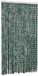 vidaXL - Vliegengordijn - 118x220 cm - Chenille - Groen en Wit