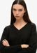 Superdry - Oversized trui met V-hals - Dames - Wolmix - Zwart - Maat M