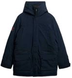 Superdry City Gewatteerde Parka Jas Heren Midnight Navy L