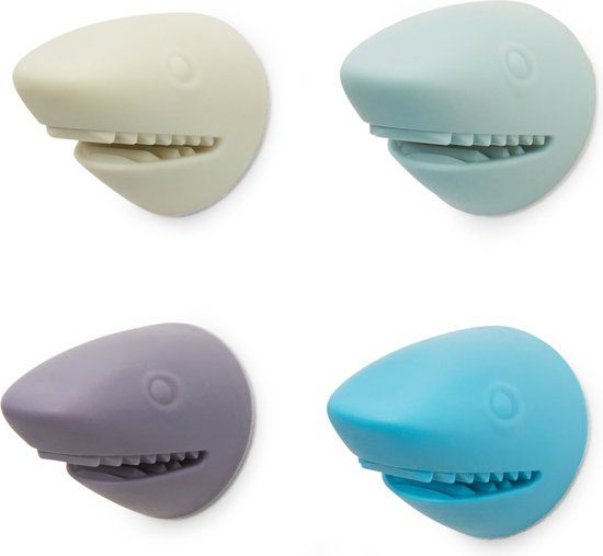 Kikkerland Cable Shark Set of 4