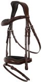 BR Hoofdstel Luton Cob Oak/Silver Leer Trens