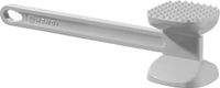 HENDI Dubbelzijdige vleeshamer XL – aluminium – 300x80 mm – lichtgrijs