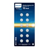 Philips Alkaline 1,5 Volt A76 batterijen, het beste voor horloges, rekenmachines en kleine elektronica, 12 stuks