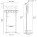 StarTech FFRF-U-700B TV-standaard - Geschikt voor televisies van 81–165 cm - VESA 800x500 - Max. 40 kg - Vloermodel - Vaste hoogte - Wit